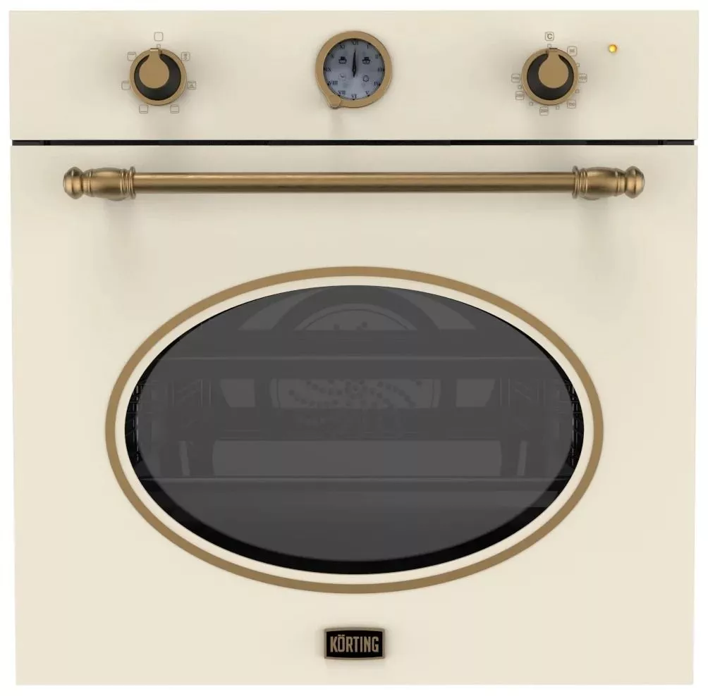 Электрический духовой шкаф Korting OKB 461 CRB RU, бежевый