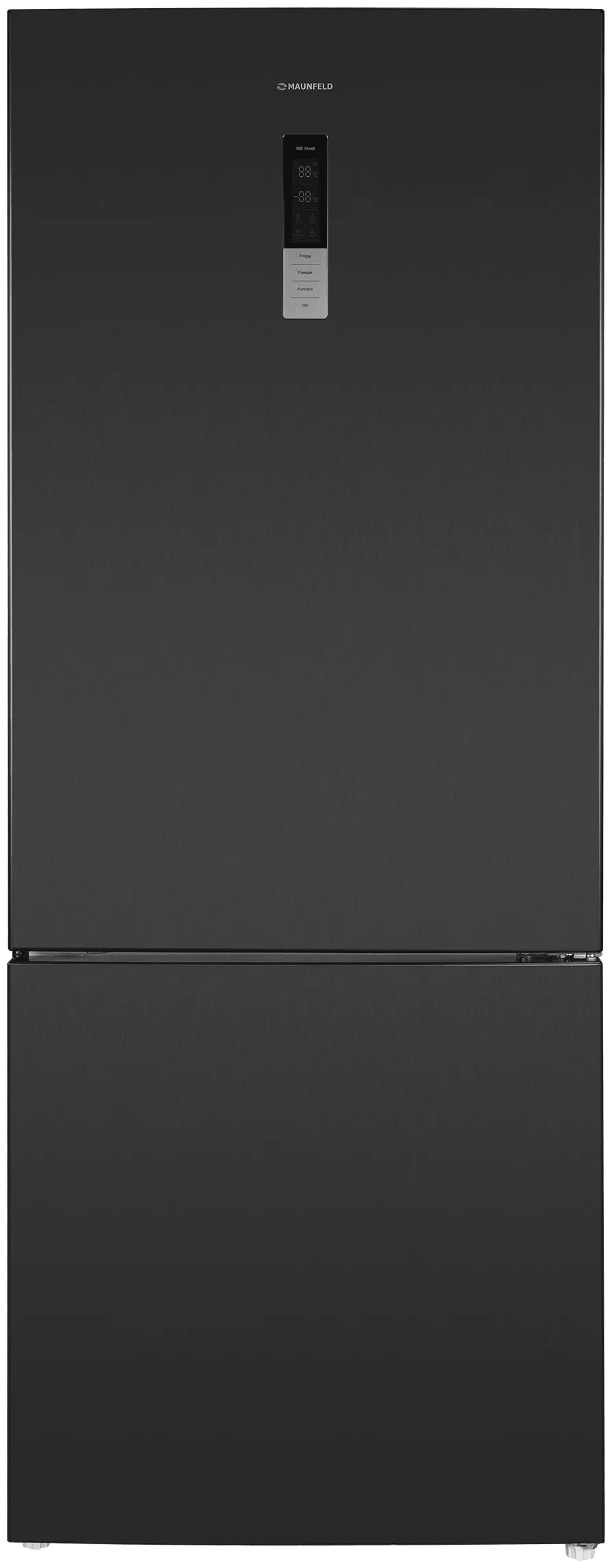 Холодильник MAUNFELD MFF1857NFSB RU, черный