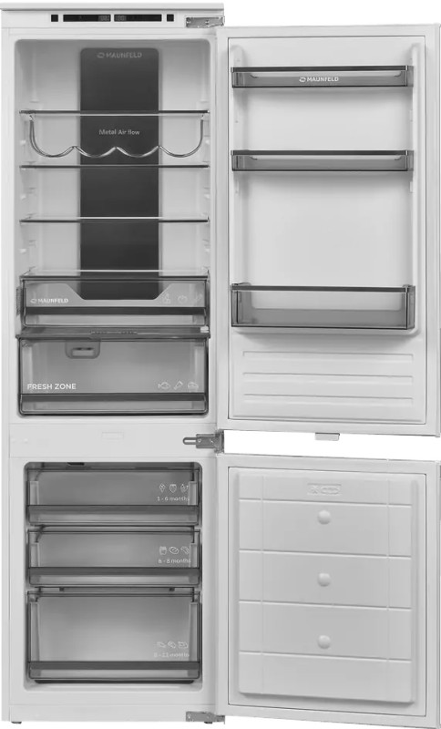 Встраиваемый холодильник Maunfeld MBF177NFWHGR Inverter RU